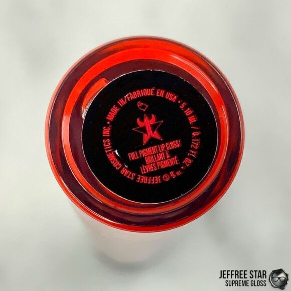 JEFFREE STAR HALLOWEEN 21 SUPREME GLOSS FULL PIGMENT LIP COLOR DEVIL HORNS RED - Picture 9 of 16